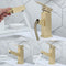 Grifo Monomando Nordic Dorado Cepillado para Agua Fría y Caliente