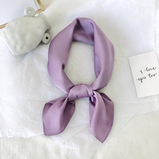Pañuelo de Seda Puro Color para Mujer - Elegancia y Versatilidad - Image 10