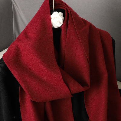 Pashmina Cálida de Color Sólido para Mujer - Chal Suave Estilo Cashmere - Image 70