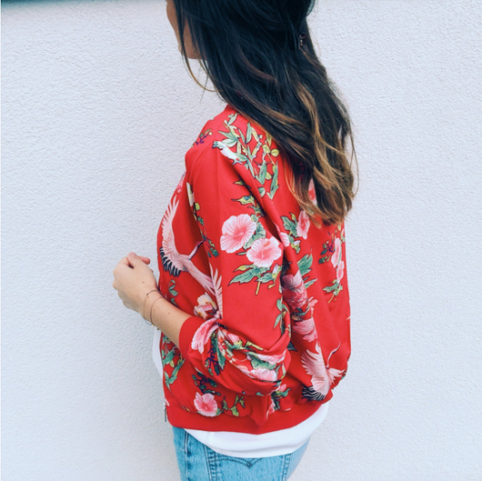 Chaqueta de Uniforme de Béisbol con Estampado - Image 3