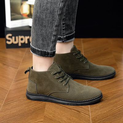 Botas Martin Altas Estilo Británico para Hombre - Casual Versátil Trendy