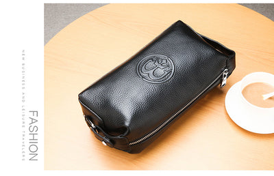 Bolsa de Cuero Genuino Impermeable para Hombre - Image 18