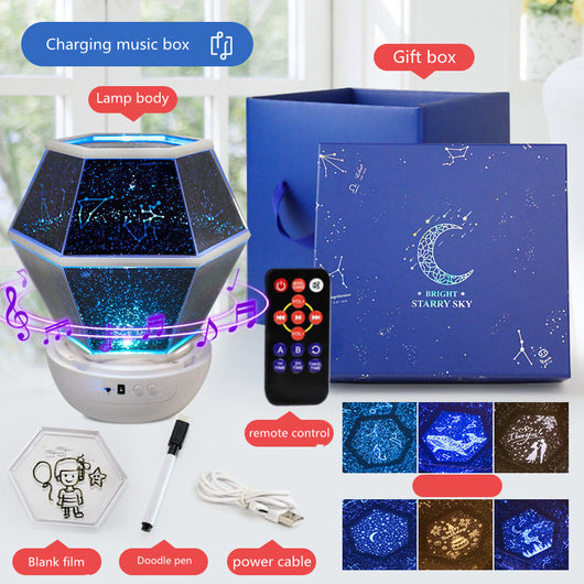 Proyector de Cielo Estrellado Rotativo para Habitación Infantil - Luz Nocturna Romántica - Image 10