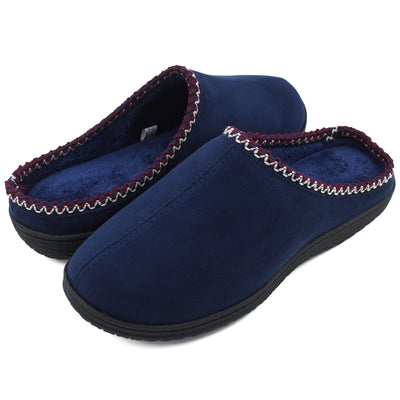 Pantuflas de Felpa Coral para Hombre Talla Grande