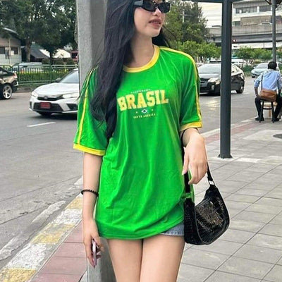 Playera Ajustada para Mujer con Diseño Street Letter - Image 6