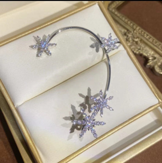 Aretes de Diamante Brillante con Clip Mariposa 2 en 1 - Image 10