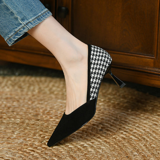 Zapato Francés de Tacón Bajo y Punta Cerrada - Image 11