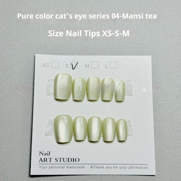 Lentes de Gato Ojo de Gato Color Sólido Mansi - Cristales Efecto Red