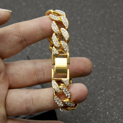 Pulsera de Eslabones Cubanos para Hombre - Image 2