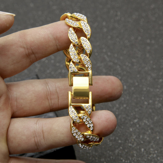 Pulsera de Eslabones Cubanos para Hombre - Image 2