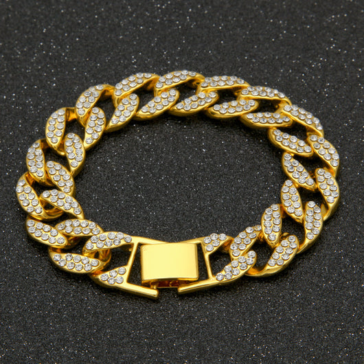 Pulsera de Eslabones Cubanos para Hombre
