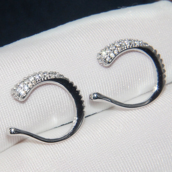 Aretes de Plata 925 sin Perforación - Clips Ajustables para Hueso de Oreja con Estilo - Image 3