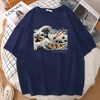 Playera Unisex con Estampado de Sushi del Mar - Image 9