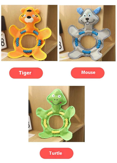 Juguete de Peluche para Perros y Gatos - Hueso Resistente a Mordidas con Sonido - Image 24