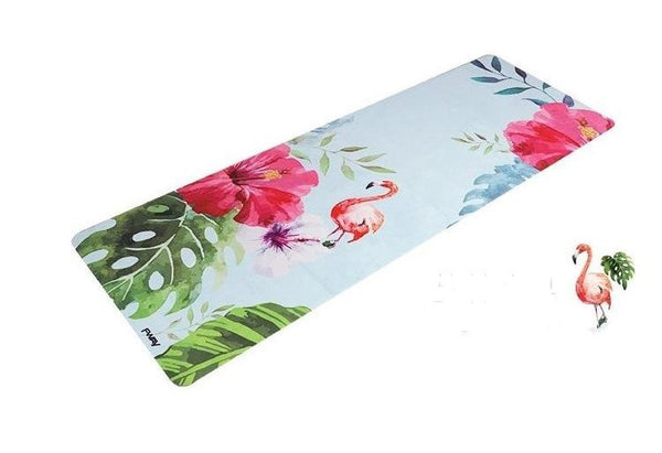 Tapete de Yoga Antideslizante de Caucho Natural 1.5mm - Portátil y Resistente al Calor