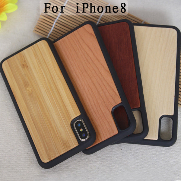 Funda de Madera y TPU para Teléfono