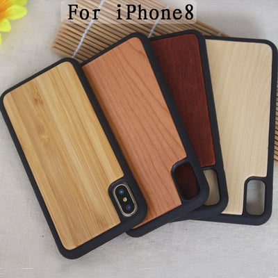 Funda de Madera y TPU para Teléfono