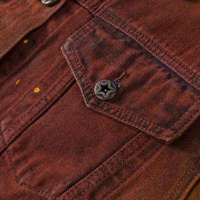 Chaqueta Denim Vintage Americana Oversize Lavado Relajado - Image 5