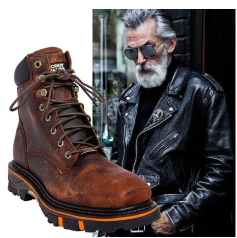 Botas Martin Retro Deportivas con Cordones y Tacón Grueso