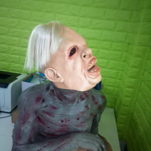 Máscara de Horror con Ojo Único - Disfraz Cosplay Zombie Joker para Halloween - Image 3