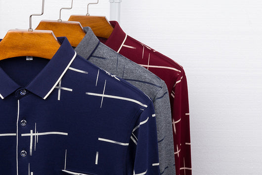 Camisa Manga Larga Slim Fit Algodón Mercerizado - Estilo Coreano Casual - Image 4