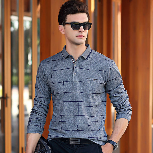 Camisa Manga Larga Slim Fit Algodón Mercerizado - Estilo Coreano Casual - Image 3