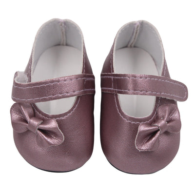 Zapatos de Muñeca American Girl 18 Pulgadas - Diseño Moño Color Sólido - Image 11