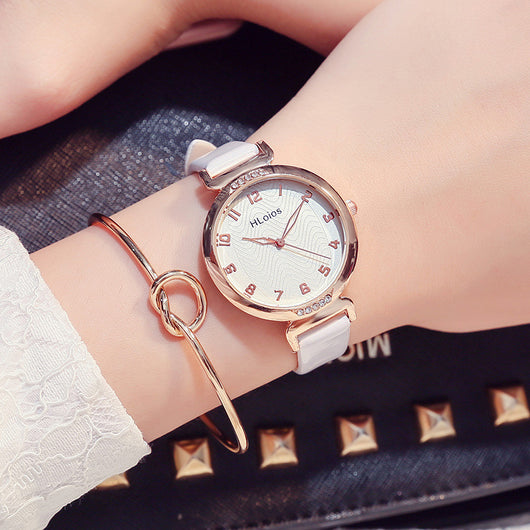 Reloj de Pulsera para Dama con Diamantes Incrustados Resistente al Agua - Image 3