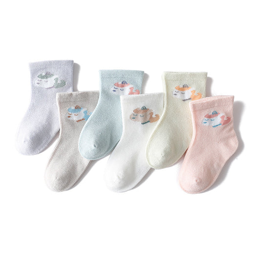 Calcetines de Algodón Fino para Bebé con Diseños Tiernos - Image 9