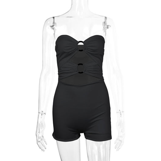 Jumpsuit Elegante con Escote Tubo y Detalles Calados - Image 16