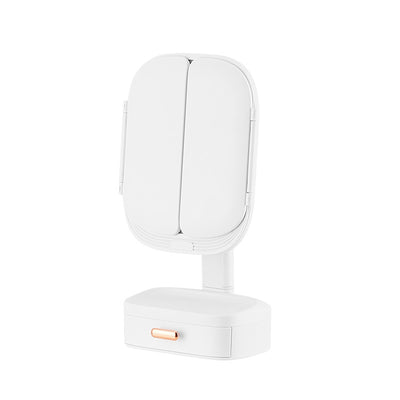 Espejo de Maquillaje LED de Escritorio Plegable con Luz Integrada - Image 5