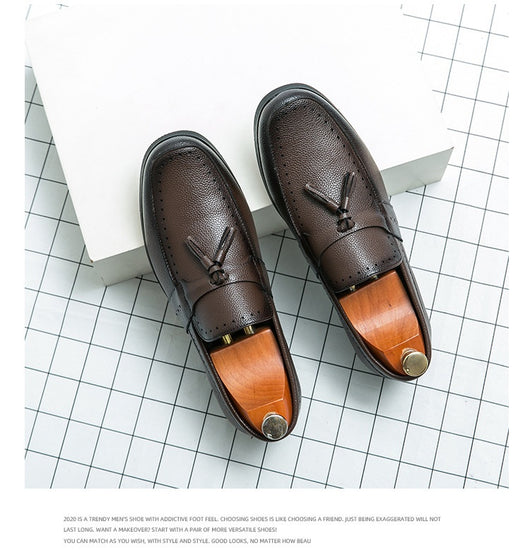 Mocasines de Cuero con Borla para Hombre - Zapatos Casuales Ejecutivos - Image 10