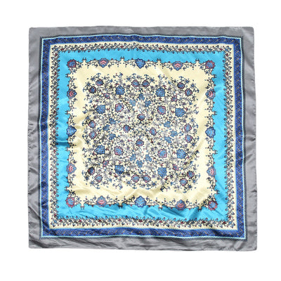 Pañuelo de Seda Artificial Estampado 90cm - Accesorio Versátil para Cualquier Ocasión - Image 5