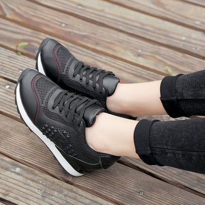 Zapatillas Blancas Casuales Elevadas Estilo Tendencia - Image 5