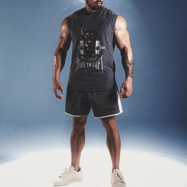 Pantalones Cortos de Entrenamiento Deportivo para Hombre de Poliéster