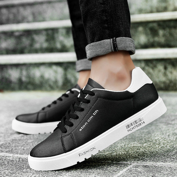 Tenis Deportivos Blancos Transpirables para Hombre - Diseño Clásico y Cómodo