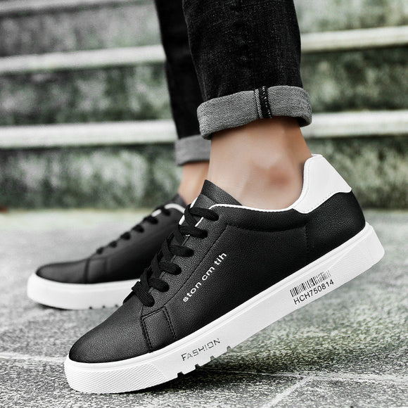 Tenis Deportivos Blancos Transpirables para Hombre - Diseño Clásico y Cómodo