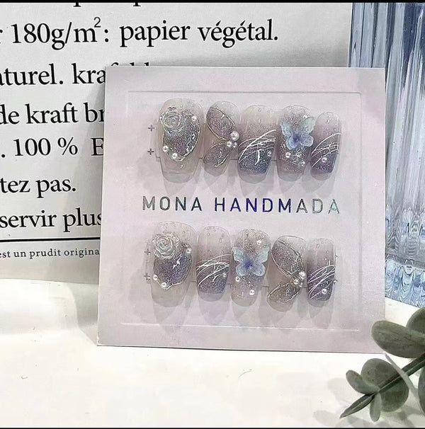 Uñas Postizas de Novia - Diseño Elegante y Duradero