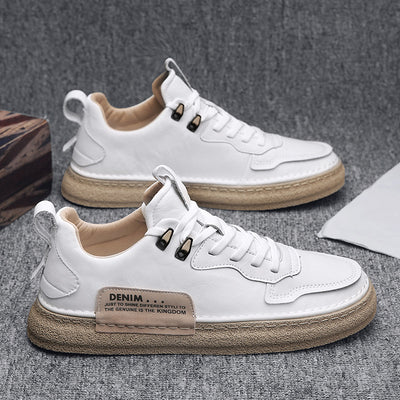 Tenis Casuales de Cuero para Hombre - Versátiles y Duraderos