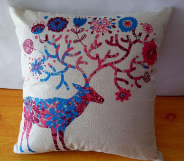 Cojín de Respaldo con Diseño Infantil y Tela de Lino - Image 6