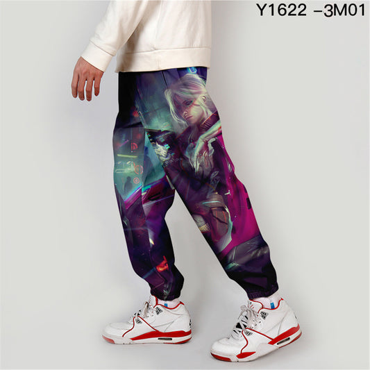 Pantalones Cargo Cyberpunk Estilo Punk - Tela Ligera Verano