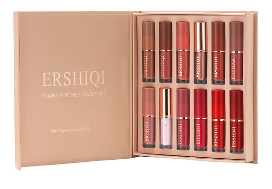 Set de 12 Brillos Labiales de Larga Duración con Acabado Mate - Image 14