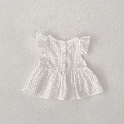 Conjunto de Dos Piezas para Bebé Niña con Blusa de Mangas Volantes y Bloomer - Image 18