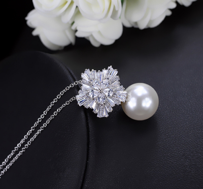 Aretes de Perla y Zirconia 'Fuegos Artificiales' - Joyería de Lujo para Mujer - Image 6