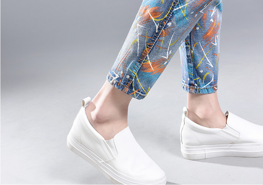 Pantalones Harem Cintura Alta con Estampado Artístico - Image 16
