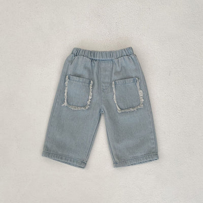 Pantalones Cortos Denim de Algodón con Bolsillos para Niños - Image 10