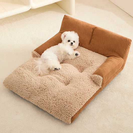 Cama Térmica para Mascotas 4 Estaciones - Nido Acogedor para Perros y Gatos