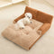 Cama Térmica para Mascotas 4 Estaciones - Nido Acogedor para Perros y Gatos