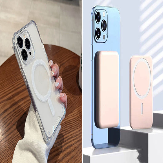 Funda Magnética con Airbag de Cuatro Esquinas para Smartphone