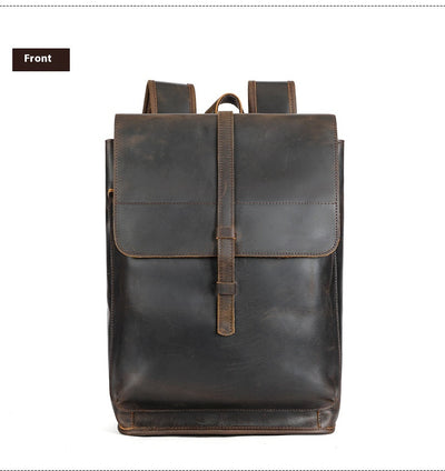 Mochila de Cuero para Viajes de Gran Capacidad con Compartimento Laptop - Image 20